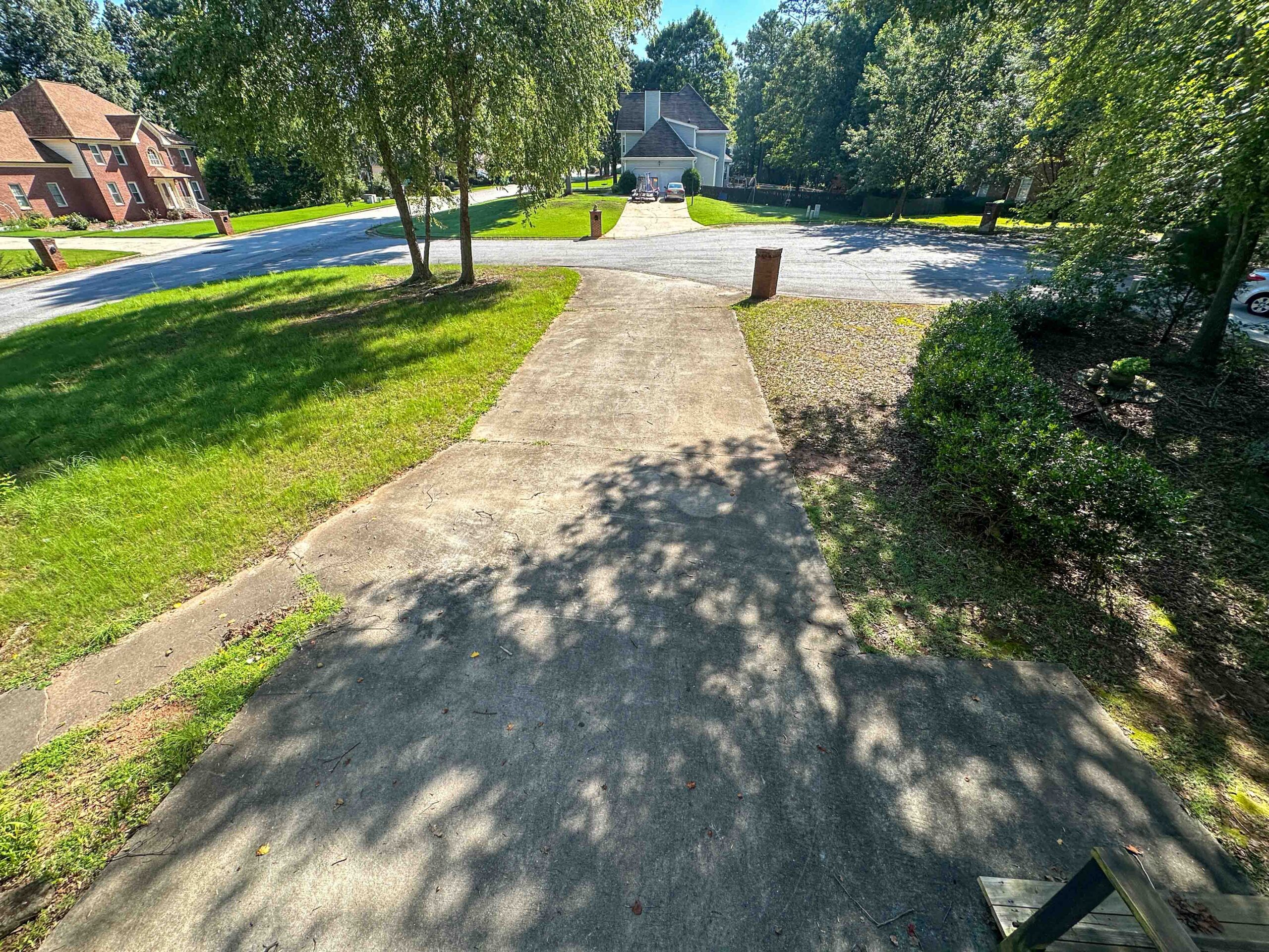 large driveway